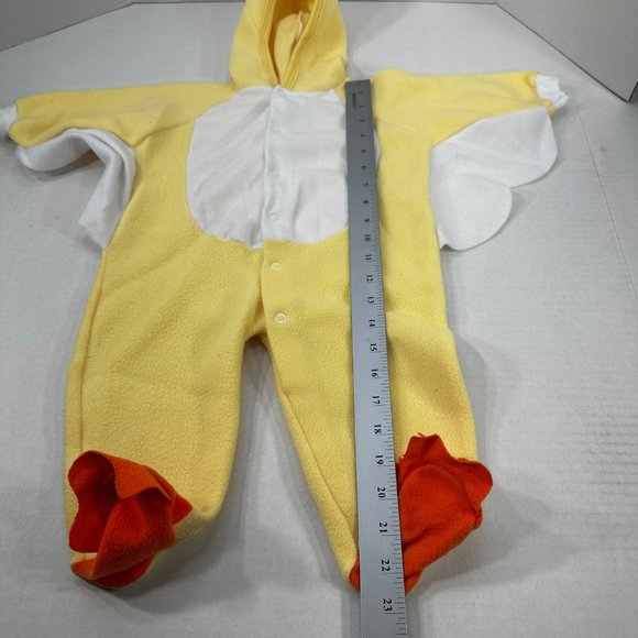Simply Basics Baby Size 6-9 Month Duck One Piece Sleeper Yellow Preowned - Picture 12 of 15